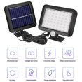 thumbnail image 3 of Lámparas solares para exterior, lámpara solar exterior de 56 LED con detector de movimiento, resistente al agua Ip65, ángulo de iluminación de 120, lámpara solar de pared para jardín con cable, 3 of 5