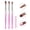 Silver Pink, variant on MelodySusie 3Pcs Nail Art Brush Set with Brush Holder, Sizes 8 10 14 for Acrylic Powder and Nail Extension, Pink-Silver