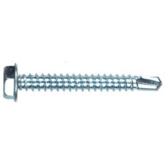 Hillman Fixations 560380 0,25-14 x 1,5 Po Tête de Rondelle Hexagonale Vis Auto-Perçage & 44; 100 Pack