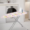 thumbnail image 2 of HELLHERO White Hearts Pattern Ironing Board Cover Ironing Board Protector with Resist Scorching and Staining Suitable for Steam Irons for 15 x 54 inch, 2 of 6