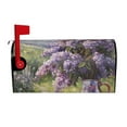 Lsque Lilacs Teapot Scenic Painting Mailbox Cover Standard Size