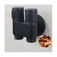 thumbnail image 4 of Wall Mounted Faucet 1 In 2 Out Diverter Angle Valve Dual Control Bathroom Faucet for Self Cleaning (Black), 4 of 5