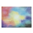 thumbnail image 1 of Outer Space Cutting Board, Watercolor Nebula Colorful Galaxy Stars Universe Dreamy Cosmos Celestial Art, Decorative Tempered Glass Cutting and Serving Board, Large Size, Multicolor, by Ambesonne, 1 of 1