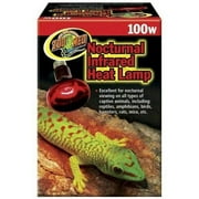 Nocturnal Infrared 100w Reptile Basking Bulb - Includes Attached DBDPet Pro-Tip Guide - Good for Night Time Heating or Basking