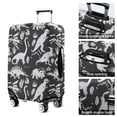 thumbnail image 5 of Black and White Dinosaur Pattern Luggage Cover Fashion Suitcase Cover Baggage Covers Fit 25-28 Inch Luggage (Go Travel), 5 of 5