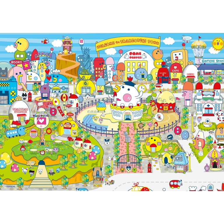 Ceaco Tamagotchi Town 300-PC Interlocking Jigsaw Puzzle for Adults