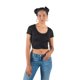 thumbnail image 1 of Playera Oggi Mujer Corte Crop Canalé Negra OGGI JEANS 2212407 NEGRO, 1 of 6