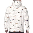 thumbnail image 5 of Hoodies for Men - Dachshund Dog Puppy Bone Long Sleeve Comfrt Men'S Fashion Hoodies & Sweatshirts, Sweatshirts for Men Hoodies Pullover Clothing Clothes with Pouch, 5 of 7