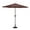 Coffee, variant on Westin Outdoor 9 Ft Market Patio Umbrella with Round Resin Base for Outdoor Garden UV Water Weather Resistant, Royal Blue