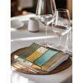 thumbnail image 6 of Brown Blue Vintage Cloth Napkins Set of 8 Reusable Dinner Napkins, Retro Farmhouse Elegant Pastoral Cocktail Napkin Washable Table Napkins for Wedding/Holiday Party/Baby Shower 20"x20", 6 of 7