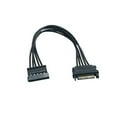 thumbnail image 2 of Youkk Professional Extension Cable HDD SSD Power Supply Cables Portable SATA Power Wire Drive Floppy Extender Connector Splitter Cord, 2 of 7