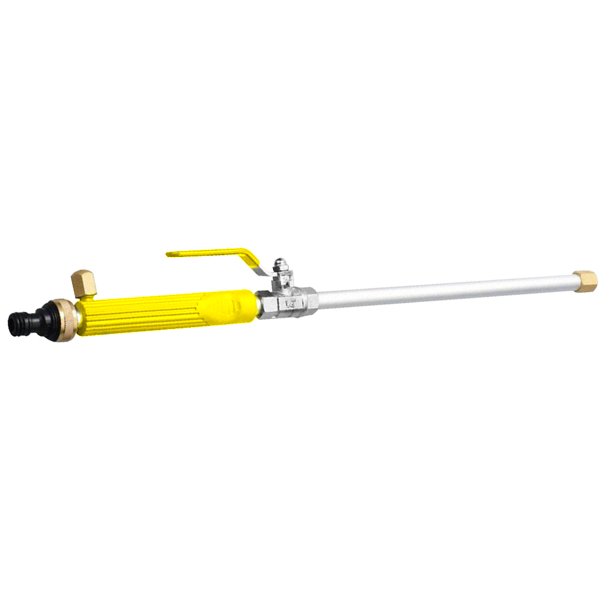 Toystoory de agua de alta presión para coche, 46cm, arandela de jardín a chorro, manguera, varita, boquilla, rociador, rociador de riego, Almacenamiento y organización del hogar Amarillo Toystoory HA005226-04B