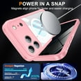 thumbnail image 2 of Funda Magnética de Privacidad para iPhone 17 Pro Max, Protector de Pantalla de Privacidad, Protección de Grado Militar, Funda de Cuerpo Completo Anti Peep a Prueba de Golpes de Vidrio Templado, 2 of 8