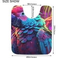 thumbnail image 4 of Dreamtimes Bathroom Rug Toiletry Mat Set Beautiful Rainbow Parrot Print, Soft Absorbent Bath Rug and U-Shaped Contour Toilet Rug, Non-Slip Bath Carpet Bath Mats for Bathroom 17.3"x13.4"+23.6"x15.7", 4 of 5