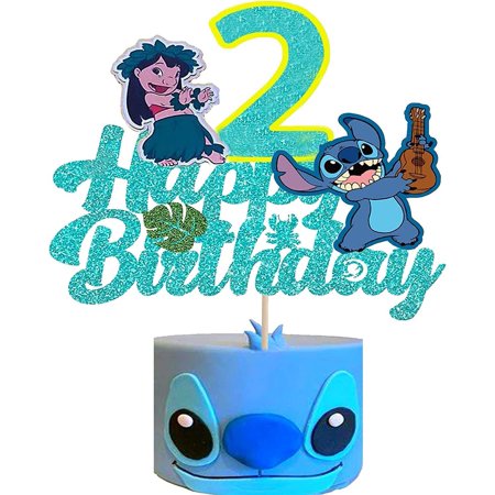 Topper Cake "Age 10 Ans" Style Lilo Pour Gâteau D’anniversaire - Neuf