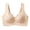 Khaki, variant on Seamless Jelly Soft Support T Shirt Bra For Full Coverage Sagging Comfort Wireless Unlined Pullover Bralette, L, Khaki