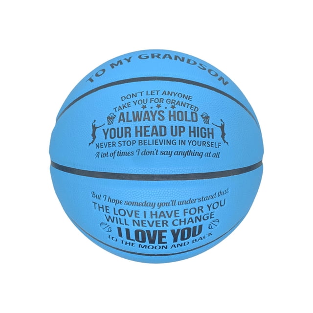 Baloncesto Bolas de Baloncesto Interiores Cuero Texturado Tamaño 7 24.5cm, Citas Motivacionales Gran Regalo, Cancha de Baloncesto Al Aire Libre
