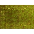 thumbnail image 1 of Ahgly Company Machine Washable Indoor Rectangle Oriental Yellow Industrial Area Rugs, 8' x 10', 1 of 4