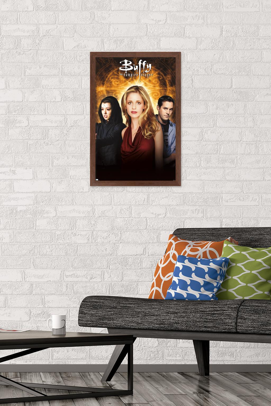Buffy the Vampire Slayer - Season 6 One Sheet Wall Poster, 14.725" x 22.375", Framed