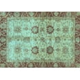 thumbnail image 1 of Ahgly Company Indoor Rectangle Oriental Light Blue Traditional Area Rugs, 4' x 6', 1 of 4