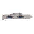 thumbnail image 1 of PCI Express Card Adapter, PCI E Express Card Adapter 25g/s Rate Small Compact 2 DB9 Serial Port  for Home for Office, 1 of 8