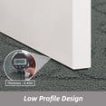 thumbnail image 4 of JAATOP Dirt Trapper Door Mats 20"x 32", Non-Slip Semicircular Doormat, Absorbent Floor Mat for Front Door, Washable Entry Rugs, Gray, 4 of 9