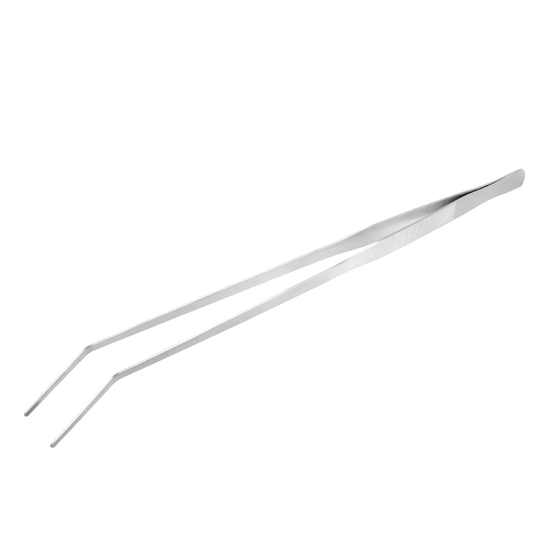 uxcell 18.6 Length Stainless Steel Curved Tweezer Clip for Fish Tank Plants