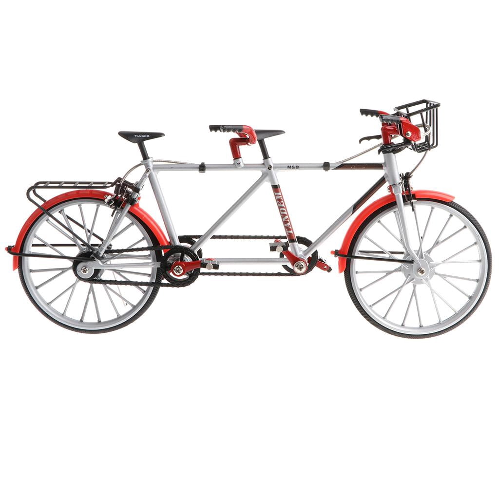 Mini Red Alloy Diecast Models Tandem 