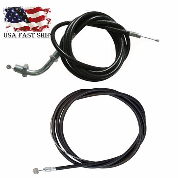 Throttle Cable & Clutch Cable for 49cc 66cc 80cc Motorized Bicycle Fast Shipping