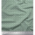 thumbnail image 1 of Soimoi Poly Georgette Fabric Geometric Small Fabric Prints by Yard 52 Inch Wide, 1 of 3