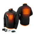 thumbnail image 1 of HART 20-Volt Men's Heated Medium-Duty Jacket Kit With Battery, Black, M-XL, 1 of 9