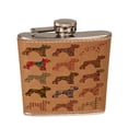 thumbnail image 1 of KuzmarK 6 oz. Leather Pocket Hip Liquor Flask - Schnauzer Dog, 1 of 1