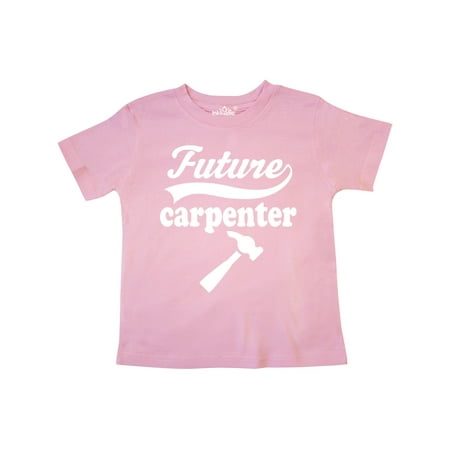 

Inktastic Future Carpenter Shirt Occupation Gift Toddler Boy or Toddler Girl T-Shirt