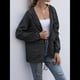 thumbnail image 5 of Impermeables para Mujer, Impermeables, Resistentes Al Viento, Ajustables, con Capucha y Bolsillos. Negro XXL, 5 of 9