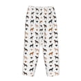 thumbnail image 5 of Naloa Labrador Retriever Dog Print Women’s Ultra-Soft Comfy Pajama Lounge Pants with Pockets & Drawstring, 5 of 8