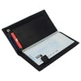 thumbnail image 5 of RFID Blocking Genuine Leather Long Bifold Checkbook Organizer Wallet, 5 of 9