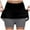 Black, variant on Womens Skorts with Pockets Tummy Control Plus Size Athletic Pants with Pockets Fashion Casual Short Skirt Purple, XXL
