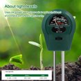 thumbnail image 2 of Medidor Humedad Ligera 3 en 1 Probador para Plantas Exteriores Granja Y Interior, 2 of 9