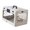 White, variant on Collapsible Puppy Crate Foldable Cat Carrier Portable Bunny Cage PP Iron Wire Material for Kitten Dog Rabbit