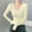 A1_Yellow, variant on Outfmvch Compression Long Sleeve Women Slim Fitted Basic Solid Scoop Neck Ribbed Knit Basic Tees Stretch Crewneck Thermal Undershirt Double Lined Bas Plain Long Sleeve Shirt Womena1_yellow Xl