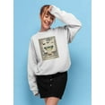 thumbnail image 2 of Vintage Butterfly Bookplate. Sweatshirt Women -Vision Studio Designs, Female 3X-Large, 2 of 4