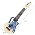 thumbnail image 3 of Clearance! JMYHOAM Kids Guitar Ukulele Beginner Musical Instrument 15 Inches With 4 Strings Mini Guitar For Skill Improving Kids Play Early Educational Pre School Children Toddler, 3 of 5