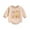 Beige, variant on FAOWME Baby Toddler Boys Girls Long Sleeve Letter Prints Rompers Jumpsuit Onesies Kids Clothes Beige 12-18 Months