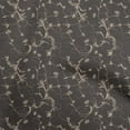 thumbnail image 1 of oneOone Cotton Poplin Twill Dark Brown Fabric Asian Scroll Craft Projects Decor Fabric Printed By The Yard 56 Inch Wide, 1 of 4