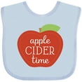 thumbnail image 3 of Inktastic Apple Cider Time Autumn Boys or Girls Baby Bib, 3 of 4