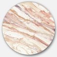 thumbnail image 1 of Designart 'Copper Shabby Dreams' Shabby Chic Metal Circle Wall Art, 1 of 3