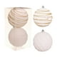 thumbnail image 2 of Uuiauoio 2pcs Flocked Christmas Ornament Set , Hanging Decor for Tree Display, Holiday Home Accent,Shatterproof Balls Ornaments for Xmas Tree Decorations, 2 of 6