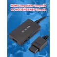thumbnail image 2 of Divisor Cable Video TV Convertidor Compatible Con para Consola NGC / SNES / N64, 2 of 9
