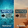 thumbnail image 5 of (2 Pack) Please Ring Door Bell For Service Sign, 5 of 7
