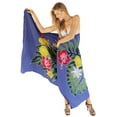 thumbnail image 4 of HAPPY BAY Women's Beachwear Summer Beach Bikini Wraps Sarong Coverups Wrap Skirt Bathing suit Swimsuit Swimwear Swim Cover up for Women One Size Blue, Floral, 4 of 4